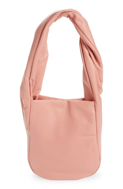Ree Projects Medium Helene Soft Twist Leather Shoulder Bag In Peach