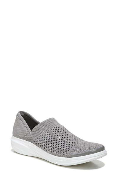 Bzees Charlie Knit Slip-on Shoe In Grey Shadow