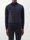 Canada Goose Blue Hybridge Quilted Pullover