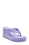 Jessica Simpson Kemnie Platform Wedge Sandal In Paisley Purple