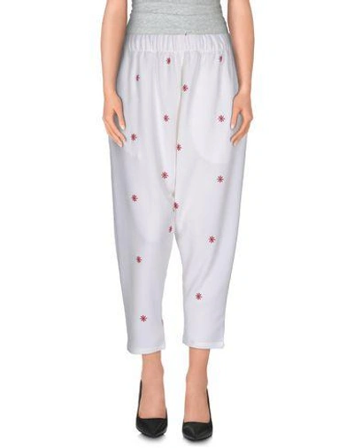 Department 5 Cropped Pants & Culottes In White