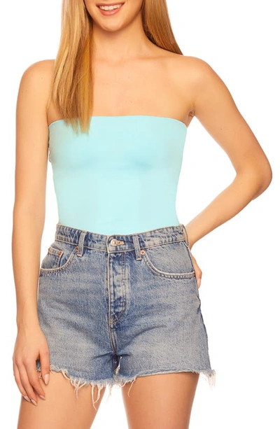 Susana Monaco Solid Tube Top In Fresh Water