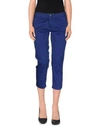 Blauer Cropped Pants & Culottes In Blue