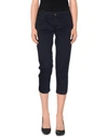 Blauer Cropped Pants & Culottes In Dark Blue