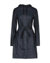 Rains Overcoats In Dark Blue