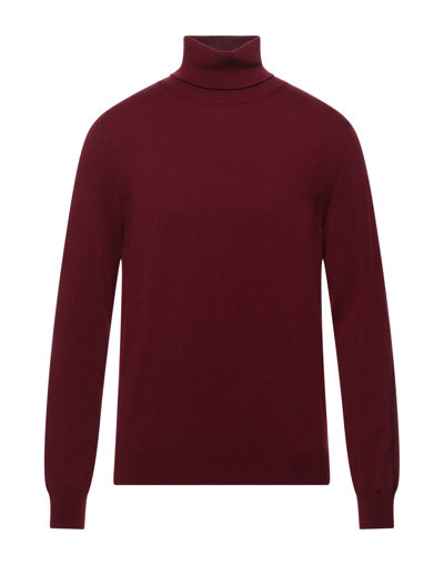 Malo Turtlenecks In Maroon