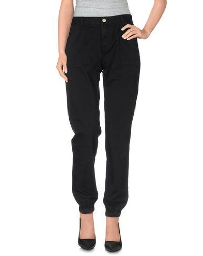 Textile Elizabeth And James Casual Pants In Black