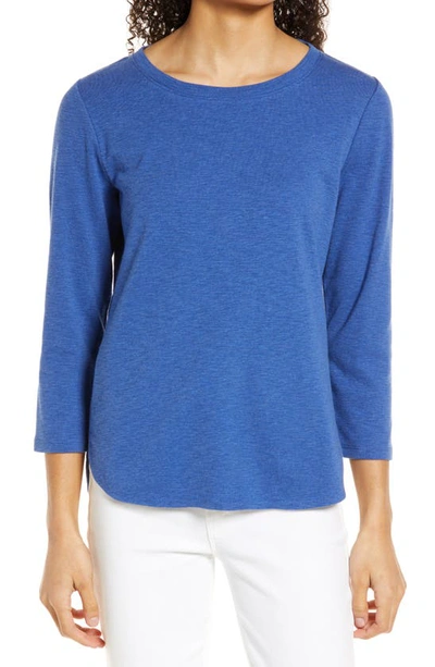 Tommy Bahama Ashby Slub Tee In Dk Cobalt Hthr