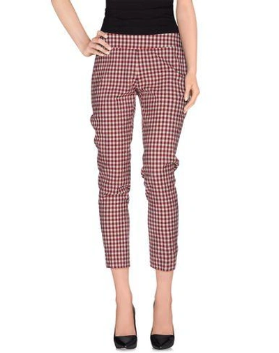 Pt0w Casual Pants In Red