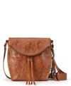 The Sak Women's Silverlake Leather Crossbody Bag In Tobacco Floral Emboss