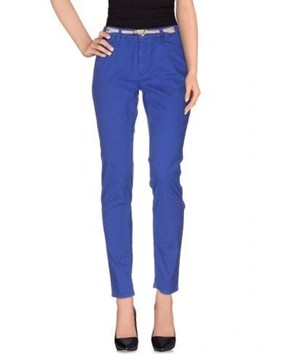 Jeckerson Casual Pants In Bright Blue