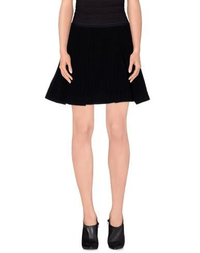 Sacai Luck Mini Skirt In Dark Blue