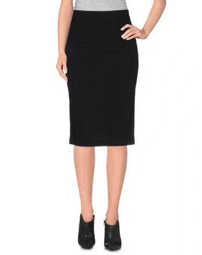 Beayukmui Knee Length Skirt In Black