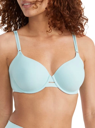 Warner's No Side Effects Underwire Bra In Marine Blue