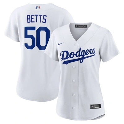 Nike Mookie Betts White Los Angeles Dodgers Home Replica Player Jersey