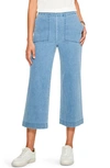 Nic + Zoe All Day Wide Leg Crop Jeans In Blue Haze