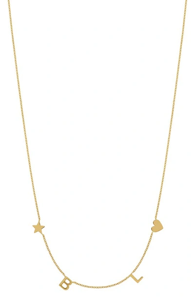 Bony Levy Personalized Charm Necklace In 14k Yellow Gold - 4 Charms