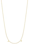 Bony Levy Personalized Charm Necklace In 14k Yellow Gold - 2 Charms