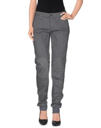 Trussardi Jeans Casual Pants In Lead