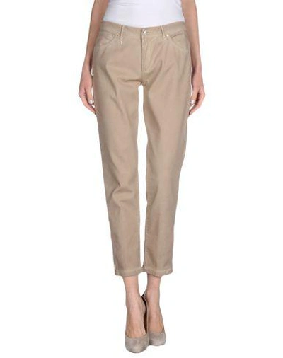 Tru Trussardi Casual Pants In Beige