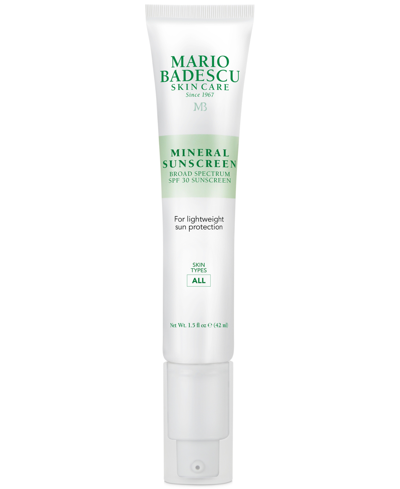 Mario Badescu Mineral Sunscreen Spf 30 In Assorted