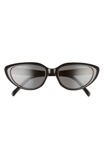 Celine 55mm Cat Eye Sunglasses In Black