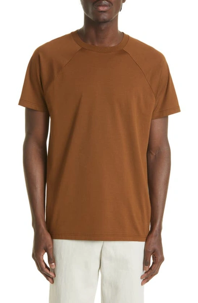 Loro Piana Hartford Cotton Jersey T-shirt In Fire Weed