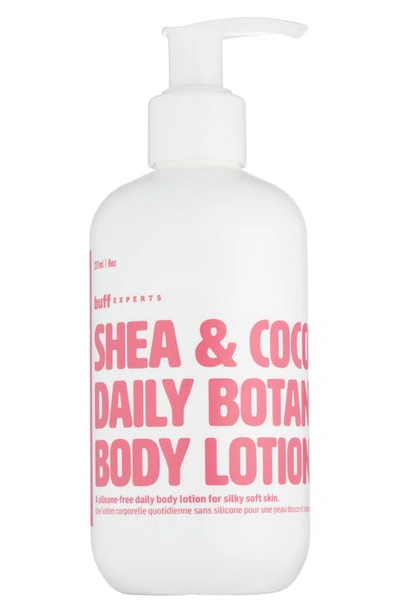Buff Experts Shea & Cocoa Daily Botanical Body Lotion, 8 oz