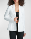 Commando Ceo Neoprene Suiting Blazer In White