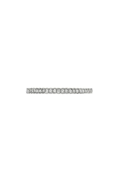 Sethi Couture Diamond Scallop Band In White Gold/diamond