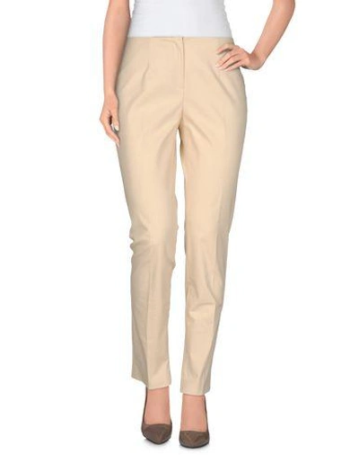 Les Copains Casual Pants In Ivory