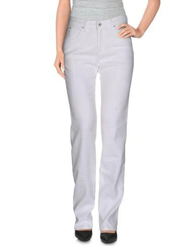 Armani Jeans Casual Pants In White