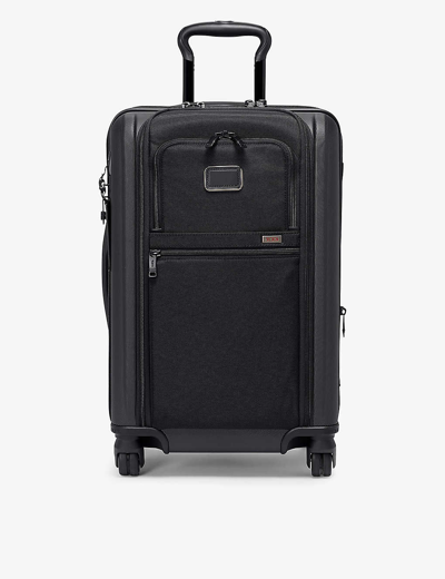 Tumi Alpha 3 International Expandable 4 Wheeled Carry-on Spinner Suitcase In Black