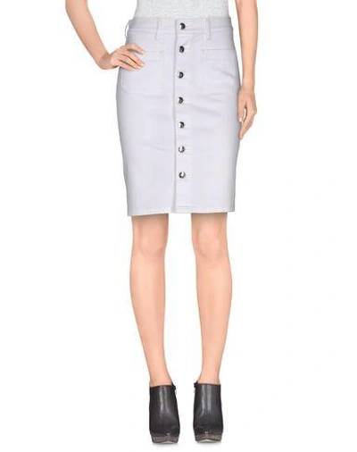 The Seafarer Knee Length Skirt In White