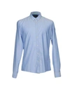 Scotch & Soda Solid Color Shirt In Sky Blue