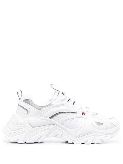 Fila Electrove Lace-up Sneakers In Weiss