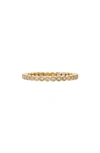 Sethi Couture Mini Bezel Diamond Band Ring In 18k Yg