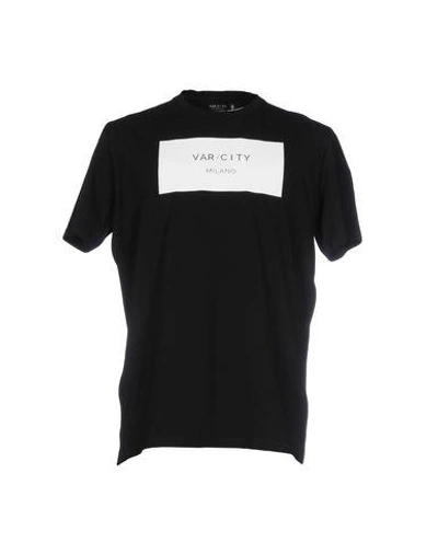 Var/city T-shirt In Black