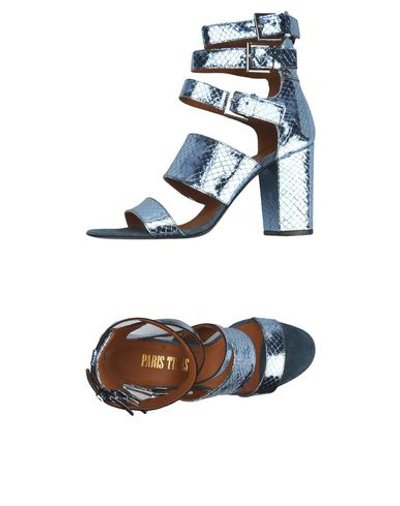 Paris Texas Sandals In Sky Blue