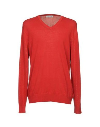 Ballantyne Jumper In Red