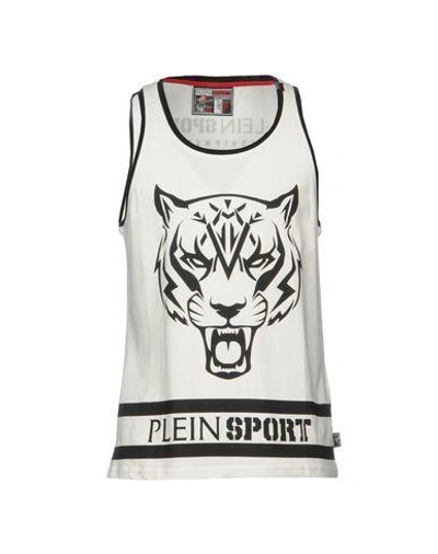 Plein Sport Tank Top In White