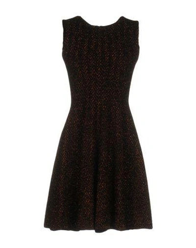 Antonino Valenti Short Dress In Brown