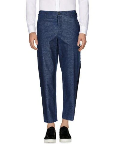 Aganovich Casual Pants In Blue
