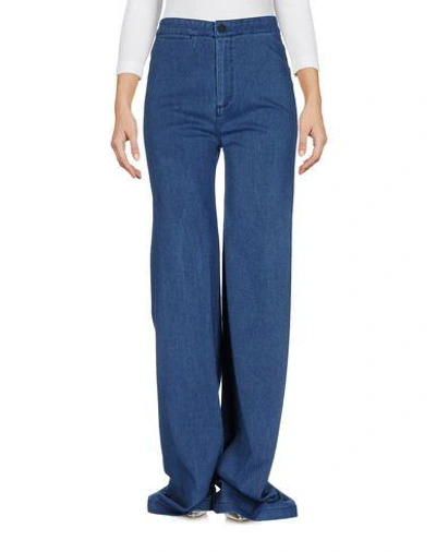 Acynetic Denim Pants In Blue