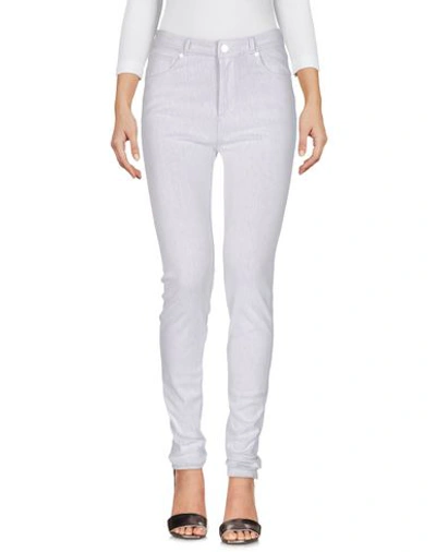 Acynetic Denim Pants In Light Grey