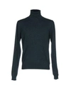 Malo Turtlenecks In Deep Jade