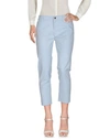 Armani Jeans Cropped Pants In Sky Blue