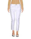 Armani Jeans Cropped Pants In White