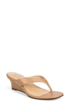 Naturalizer Lenna Wedge Sandals True Colors Women's Shoes In Frappe Leather