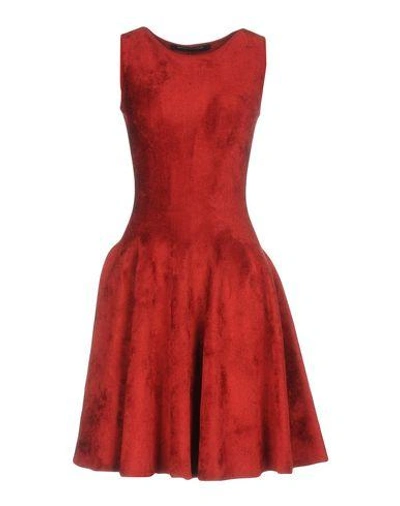 Antonino Valenti Short Dresses In Red